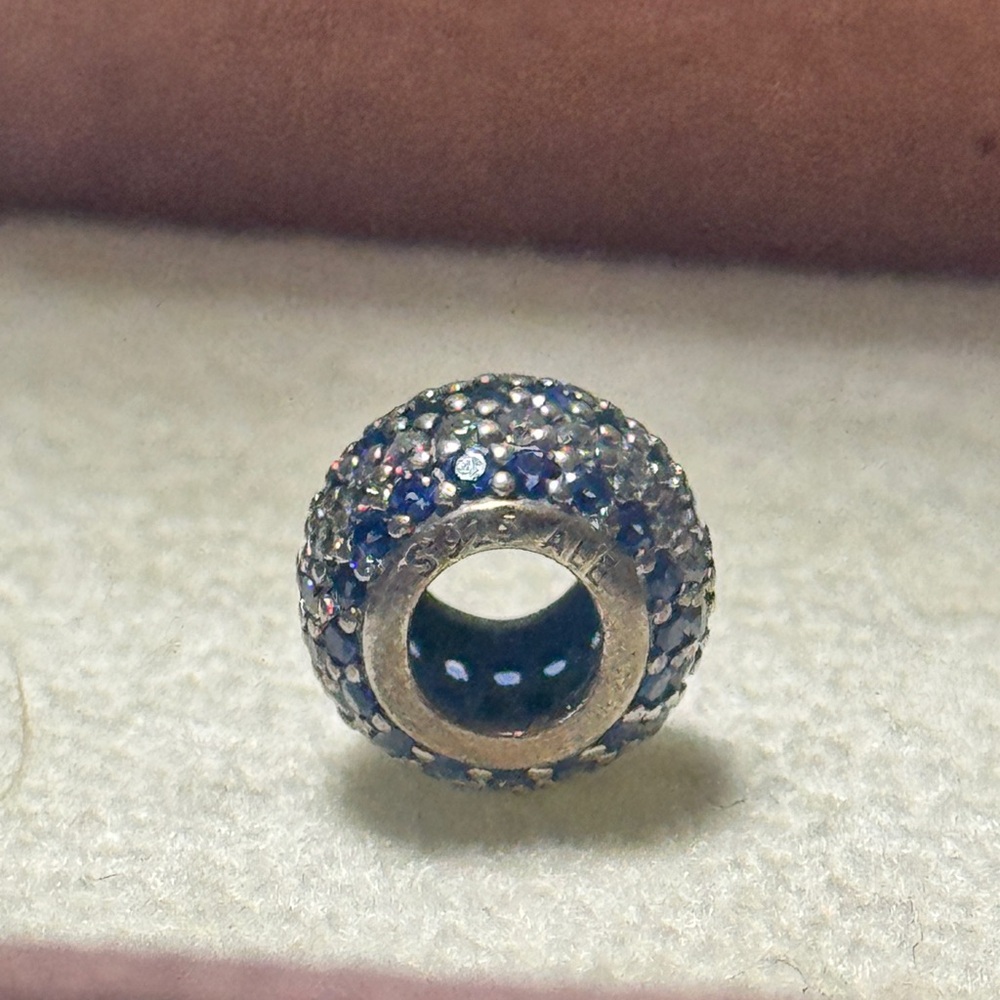 New Authentic Pandora Charm Sky Mosaic Pave Sterling Silver  Charm 791261NSBMX